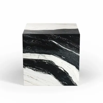 Tables de jardin - Gema - Autres tables - Marbre Panda - 45X45X43 cm - STONE VALLEY