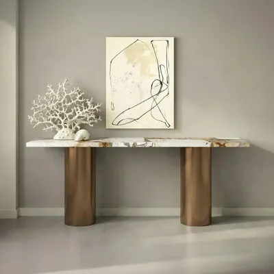 Consoles - Ombrure - Table console - Quartzite Patagonia - 180X40X85 cm - STONE VALLEY