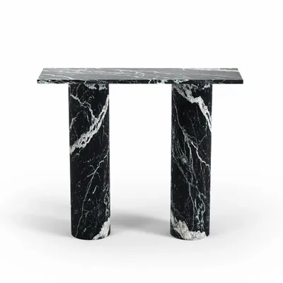 Consoles - Ombrure mini - Table console - Marbre Nero Maquina - 100X30X85 cm - STONE VALLEY