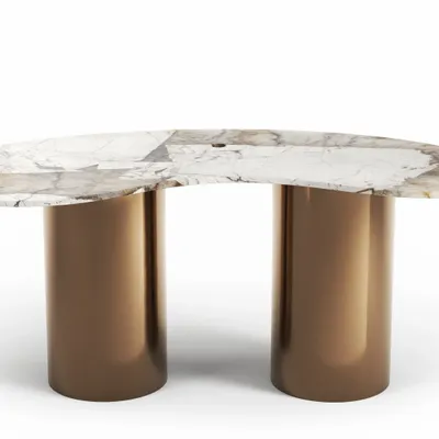 Office furniture and storage - Aerolithite - offices - Patagonia Quartzite - 180X100X75 cm - STONE VALLEY