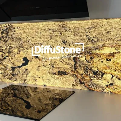 Wall panels - Luminous Stone Sheet - DIFFUSTONE