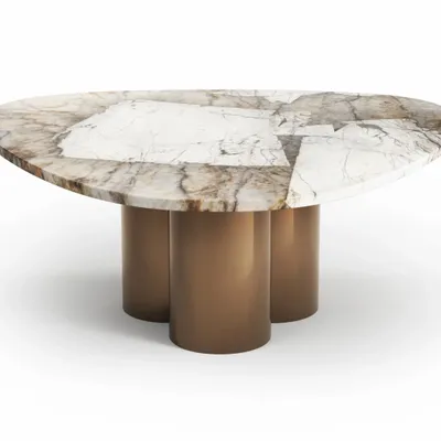 Tables basses - Rivage - Tables basses - Quartzite Patagonia - 80X80X40 cm - STONE VALLEY