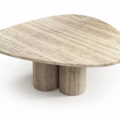 Coffee tables - Rivage - Coffee Tables - Classic Travertine - 100X100X40 cm - STONE VALLEY