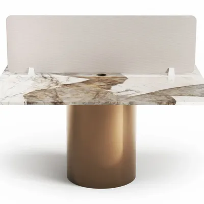 Mobilier et rangements pour bureau - Escalerion - bureaux - Quartzite Patagonia - 140X140X75 cm - STONE VALLEY