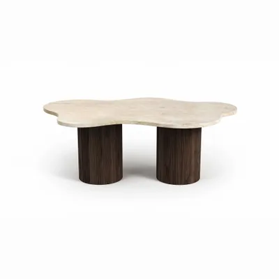 Tables basses - Nunoca - Tables basses - Marbre Crema - 130X80X40 cm - STONE VALLEY