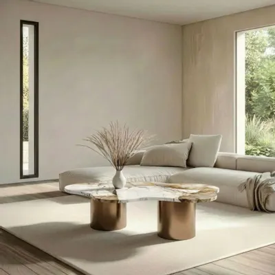 Tables basses - Nunoca - Tables basses - Quartzite Patagonia - 130X80X40 cm - STONE VALLEY