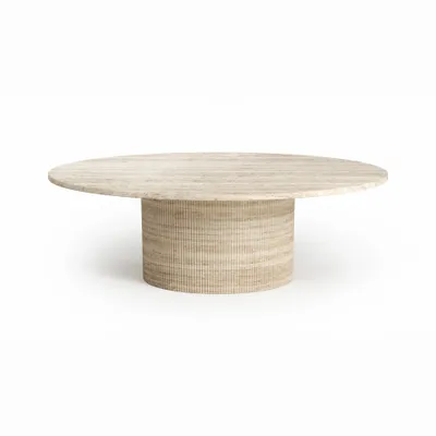 Coffee tables - Valleyra - Coffee Tables - Classic Travertine - 120X70X40 cm - STONE VALLEY