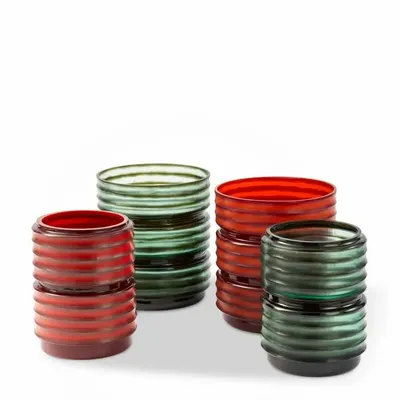 Vases - Vase à couches de verre - L - POLSPOTTEN