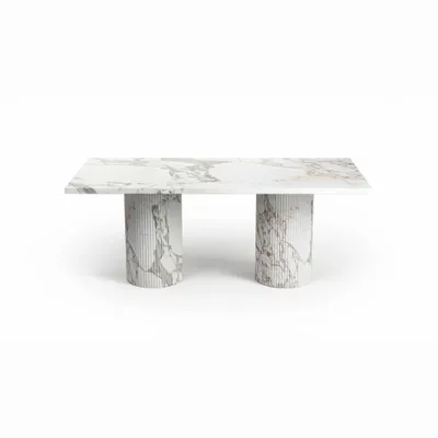 Coffee tables - Jaspura - Coffee tables - Calacatta Oro marble - 100X50X40 cm - STONE VALLEY