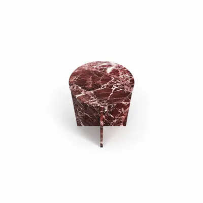 Coffee tables - Other tables -45X45X55 cm - Ocel - Marbre Rosso Levano - STONE VALLEY
