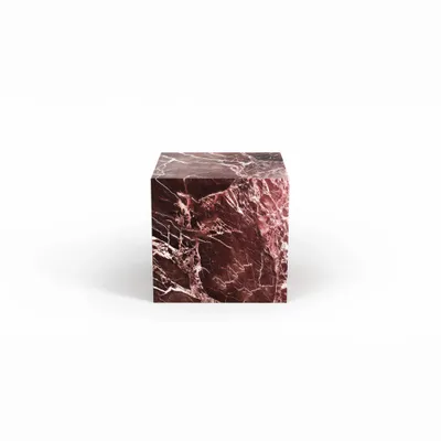 Tables de jardin - Gema - Autres tables - Marbre Rosso Levano - 45X45X43 cm - STONE VALLEY