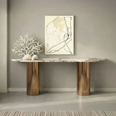 Consoles - Ombrure - Table console - Quartzite Patagonia - 180X40X85 cm - STONE VALLEY