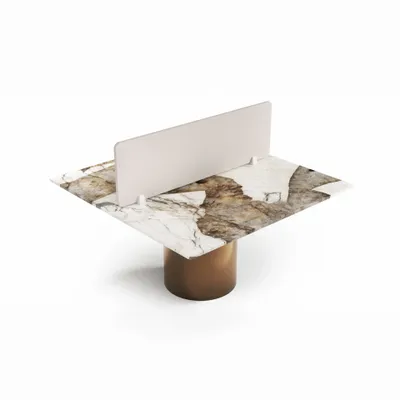 Office furniture and storage - Escalerion - offices - Patagonia Quartzite - 140X140X75 cm - STONE VALLEY