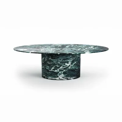 Tables Salle à Manger - Valleyra - Tables à manger - Marbre Verde Alpi - 240X120X75 cm - STONE VALLEY