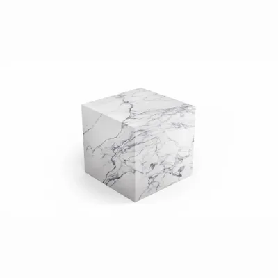 Lawn tables - Gema - Other tables - Statuario Michelangelo Carrara marble - 45X45X43 cm - STONE VALLEY