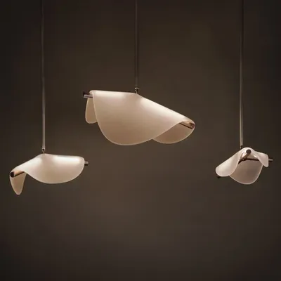 Hanging lights - Slumped Candlestick - TRIODE