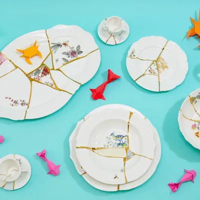 Assiettes de réception - KINTSUGI - SELETTI