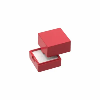 Gifts - Red recycled plastic ring box - LAVAL 1878