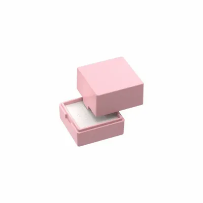 Gifts - Pastel pink recycled plastic ring box - LAVAL 1878