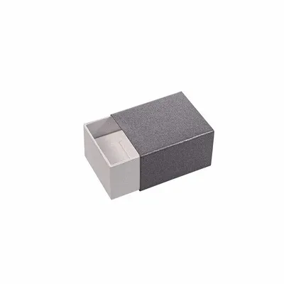 Gifts - Ring box drawer, iridescent cardboard, anthracite/light grey - LAVAL 1878