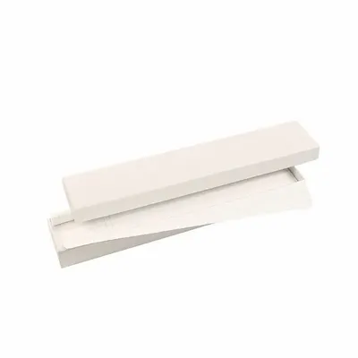 Gifts - White satin-finish smooth cardboard bracelet box - LAVAL 1878