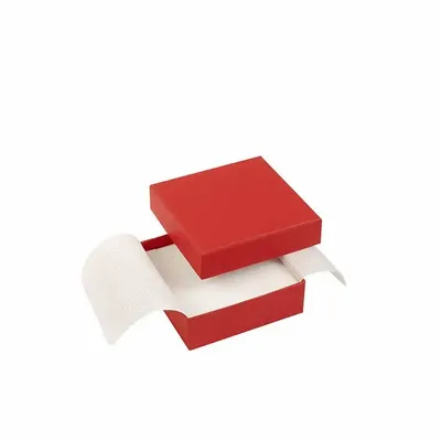 Cadeaux - Écrin vide-poche carton lisse mat rouge - LAVAL 1878