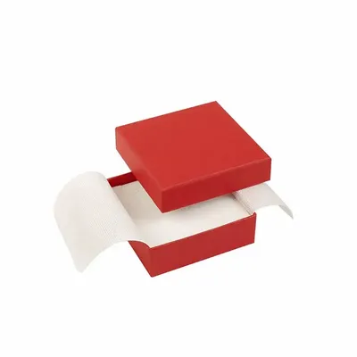 Cadeaux - Écrin vide-poche carton lisse mat rouge - LAVAL 1878