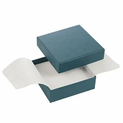 Gifts - Smooth, matte, duck-blue cardboard storage box - LAVAL 1878