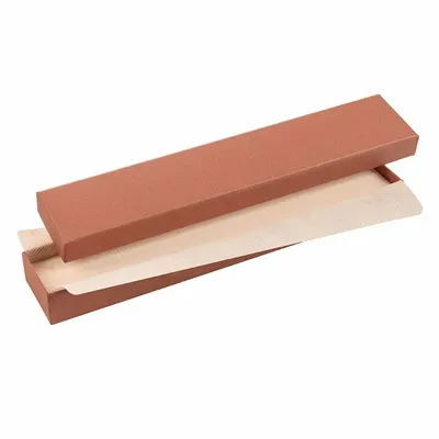 Gifts - Matte terracotta smooth cardboard bracelet case - LAVAL 1878