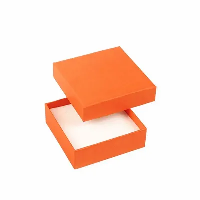 Cadeaux - Écrin vide-poche carton lisse mat orange - LAVAL 1878