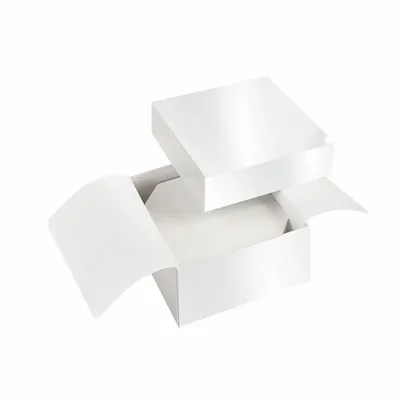 Gifts - Glossy white cardboard watch case - LAVAL 1878