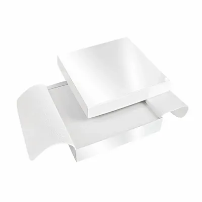 Gifts - Glossy white cardboard necklace box - LAVAL 1878