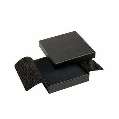 Gifts - Black matte textured cardboard storage box - LAVAL 1878