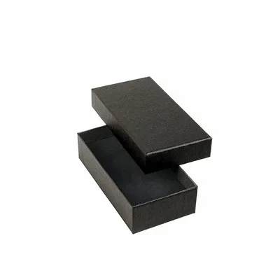 Gifts - Black matte textured cardboard pendant box - LAVAL 1878
