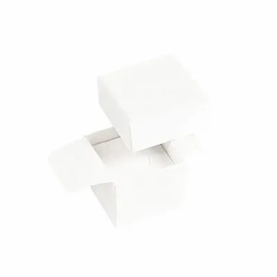 Cadeaux - Écrin bague carton aspect grainé mat blanc - LAVAL 1878