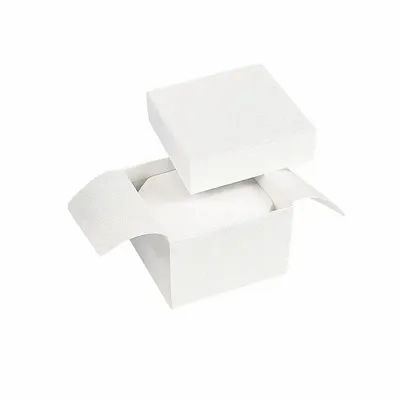 Gifts - White matte grained cardboard watch case - LAVAL 1878