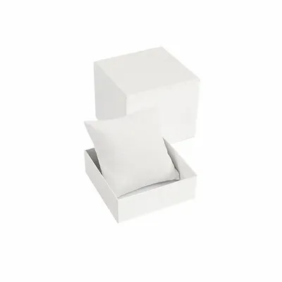 Cadeaux - Écrin bracelet carton aspect grainé blanc, coussin aspect suédine - LAVAL 1878