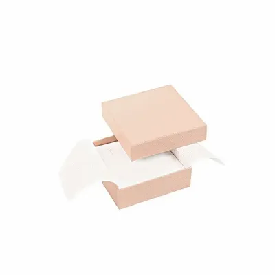 Gifts - Cardboard trinket tray with a matte, grainy, beige-pink finish. - LAVAL 1878