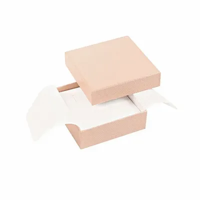Gifts - Cardboard trinket tray with a matte, grainy, beige-pink finish. - LAVAL 1878