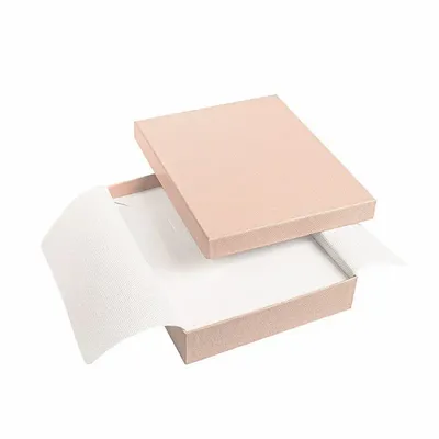 Cadeaux - Écrin collier carton aspect grainé mat beige rosé - LAVAL 1878