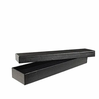 Gifts - Black embossed-finish cardboard bracelet/watch case - LAVAL 1878