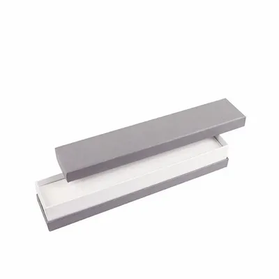 Gifts - Matte grey cardboard bracelet case with white trim - LAVAL 1878
