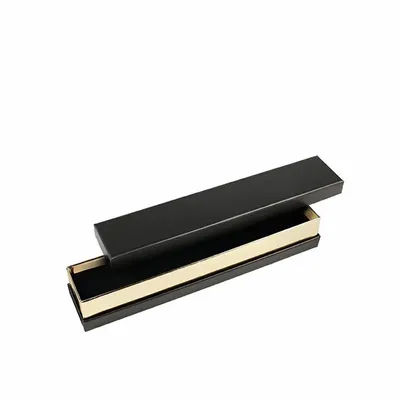 Cadeaux - Écrin bracelet carton mat noir à liseré doré - LAVAL 1878