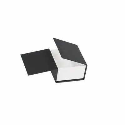 Gifts - White/black matte cardboard ring box with magnetic closure - LAVAL 1878