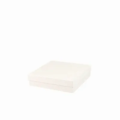 Gifts - Smooth, matte white cardboard box, 20 x 20 x 5cm - LAVAL 1878