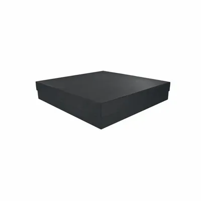 Gifts - Black cardboard box with a textured finish, 27 x 27 x 5cm high - LAVAL 1878