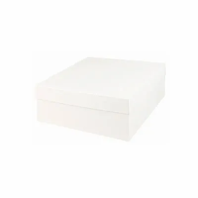 Gifts - Smooth, matte white cardboard box, 27 x 27 x 10cm - LAVAL 1878