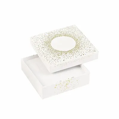 Gifts - Matte white valet tray - Eclipse pattern with gold foil stamping - LAVAL 1878