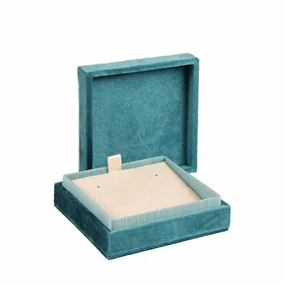 Gifts - Duck blue synthetic velvet valet tray - LAVAL 1878
