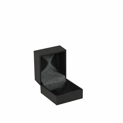 Cadeaux - Écrin bague languette gainé mat lisse noir - LAVAL 1878